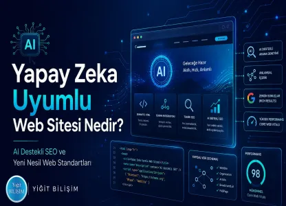 Yapay Zeka Uyumlu Web Sitesi Nedir? AI Destekli SEO ve Yeni Nesil Web Standartları